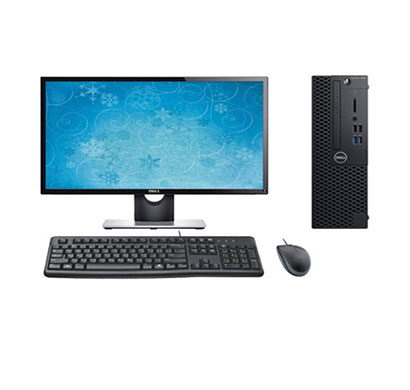 dell optiplex 3060 sff desktop pc (intel core i3/ 8th gen/ 4gb ram / 1tb hdd/ 18.5 inch monitor / integrated graphic/ usb keyboard mouse/ no dvd/ ubuntu/ 3 years warranty) black